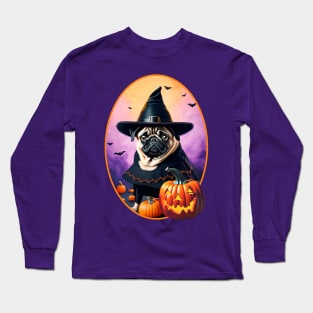 Halloween Pug Long Sleeve T-Shirt